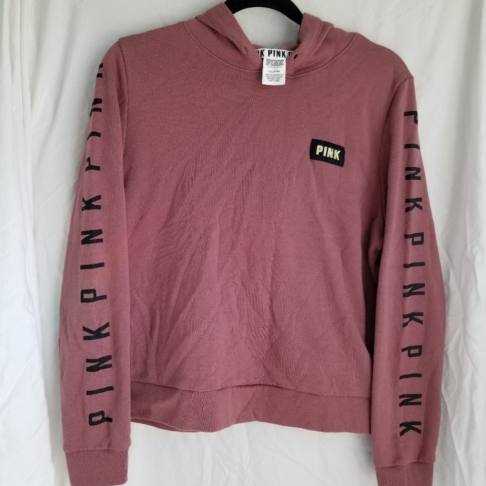 PINK hoodie size L, mauve